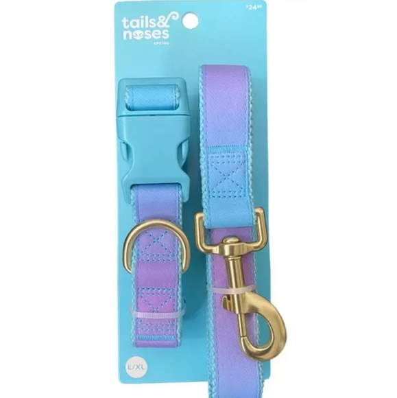 π50% OFF - NWTβΌοΈ Tails & Noses 3-pC Set of a Matching Collar & Leash with a Toy - Picture 3 of 7